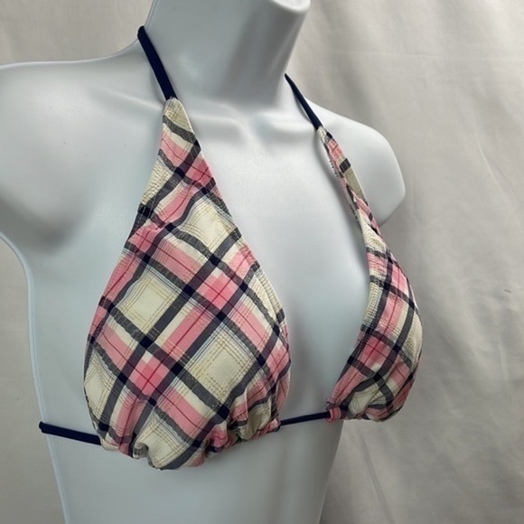 Ninety Nine Degrees Blue and Pink Pad Bikini,Size Large - Picture 5 of 12